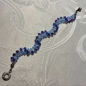 Swarovski Crystal Wave Blue Bracelet